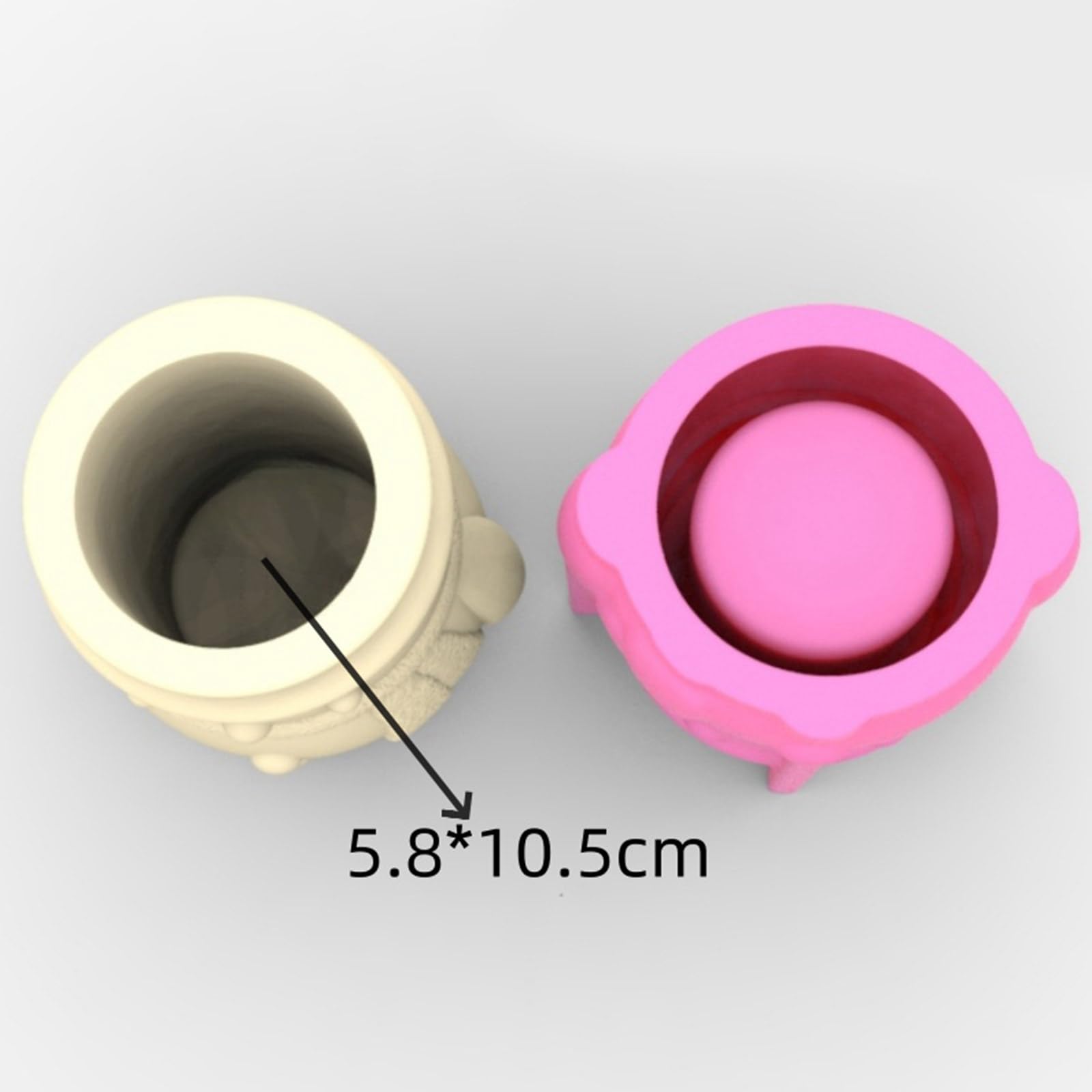 Formy silikonowe, Formy silikonowe 3D Odlew silikonowy w kształcie bałwana Silikonowe formy rzemieślnicze do produkcji betonowej doniczki z żywicy