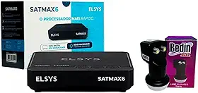 Kit Receptor Sathd ETRS72 6 Elsys + Lnbf Ku Duplo