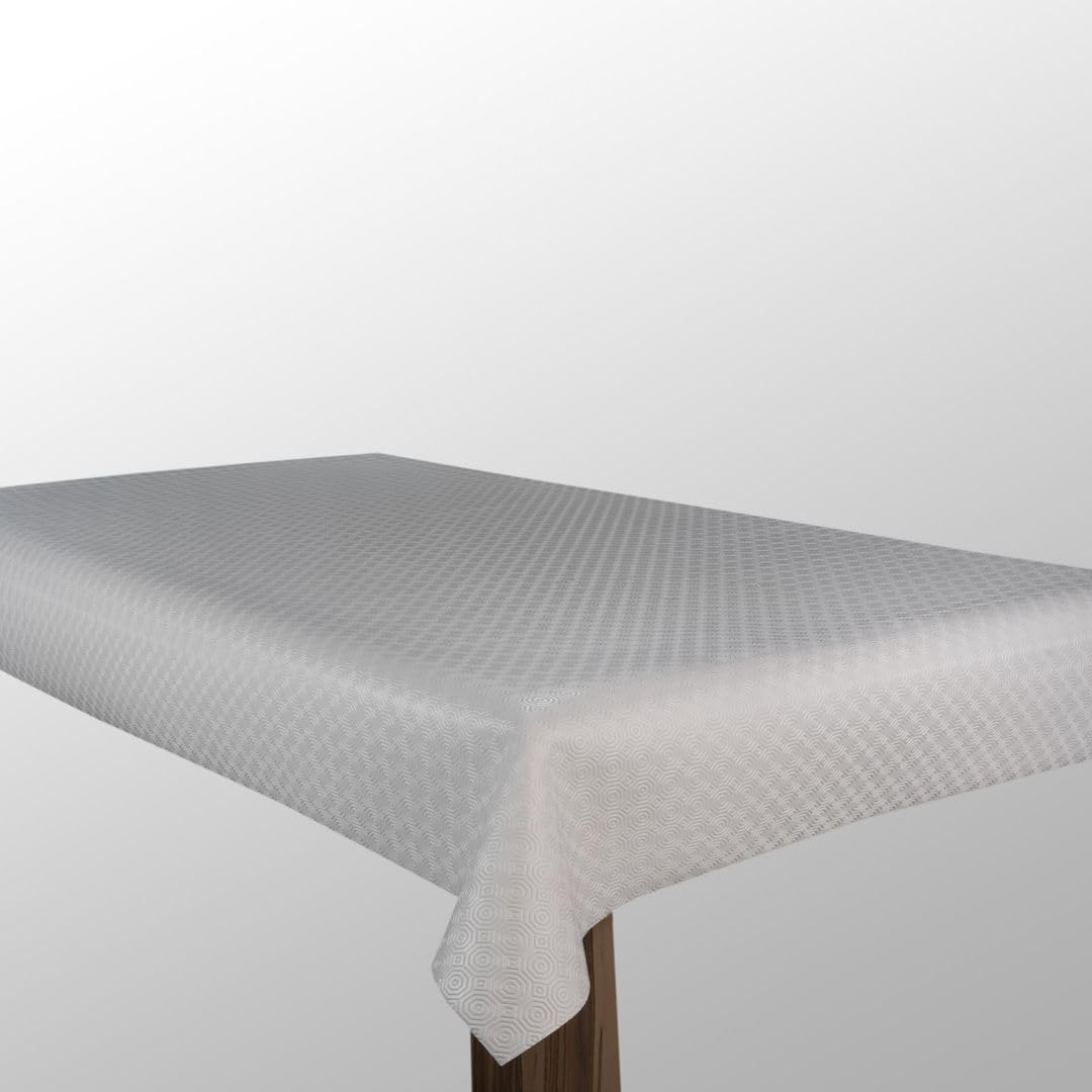 Tischdecke Molton Tischläufer Tischpolster Tischschoner Tischunterlage PVC abwaschbare Tischdecke Wasserabweisend Schutz |79|, Muster:Molton, Größe:140x260 cm