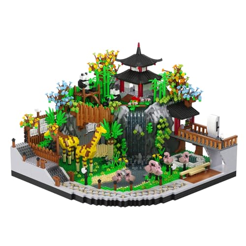 Architecture Zoo Micro Building Blocks Set(5000PCS) - Architectural Model Toys Gifts for Kid and Adult,Creative Building Blocks Set for Zoo Architecture,Interesting Gifts for Animal Enthusiasts