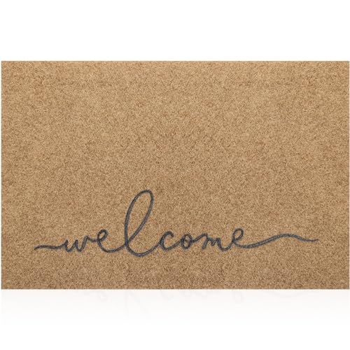 MWAZZLL Large Welcome Mat Outdoor Indoor Non Slip Doormat 36