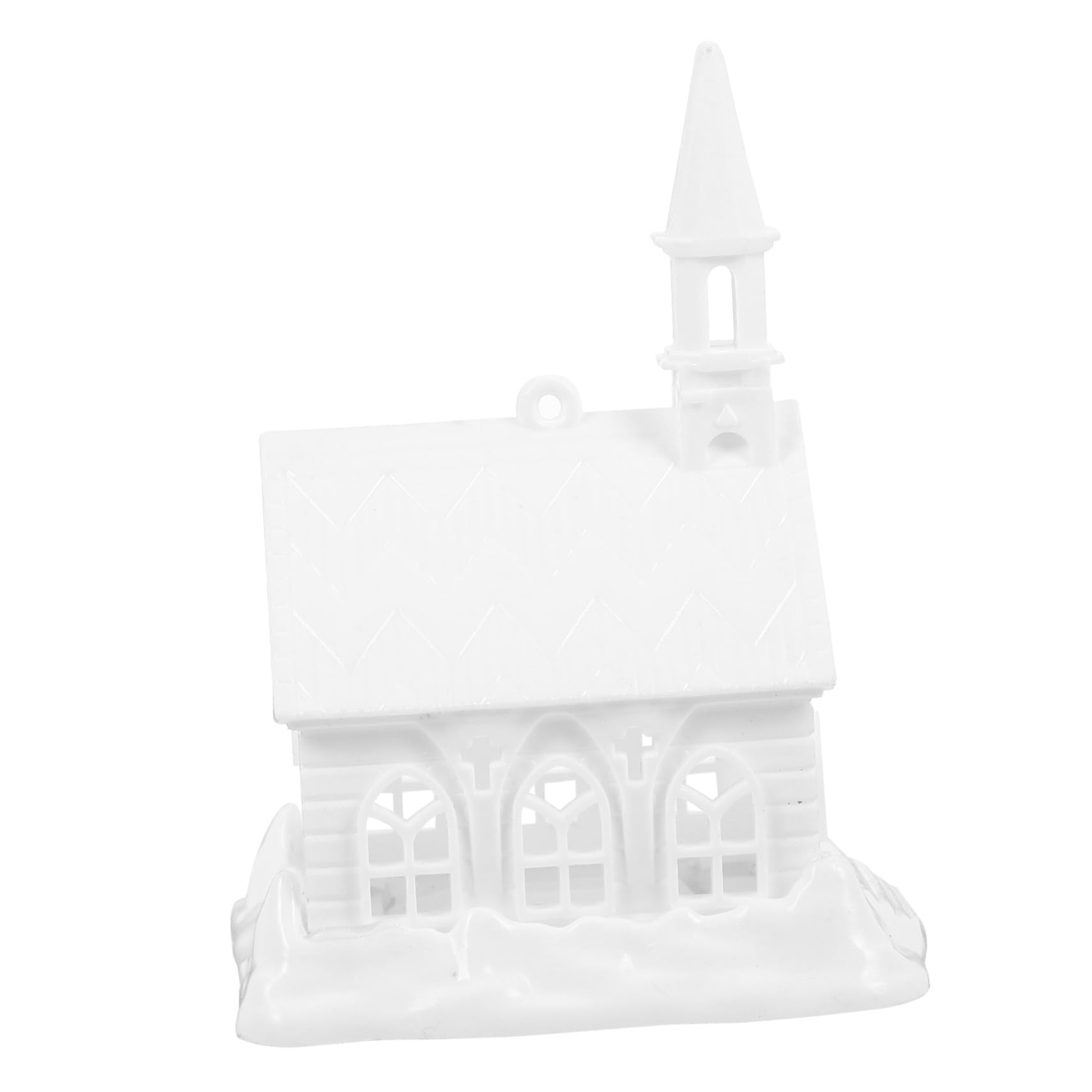 SUPVOX Plastic Mini House Model Craft Miniature House Model Decor for Christmas