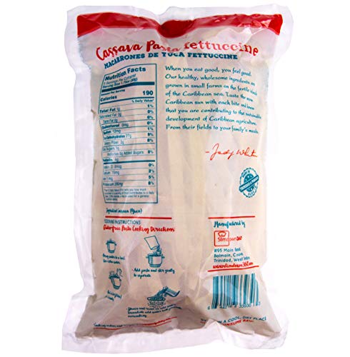 Gluten Free Paleo Fettuccine Pasta - Made With Cassava (Yuca) Only - Vegan - NonGMO - 2 pack (2 x 8.8 oz) - Single Ingredient Cassava - Heart And Muscle Healthy - Thumbnail 2