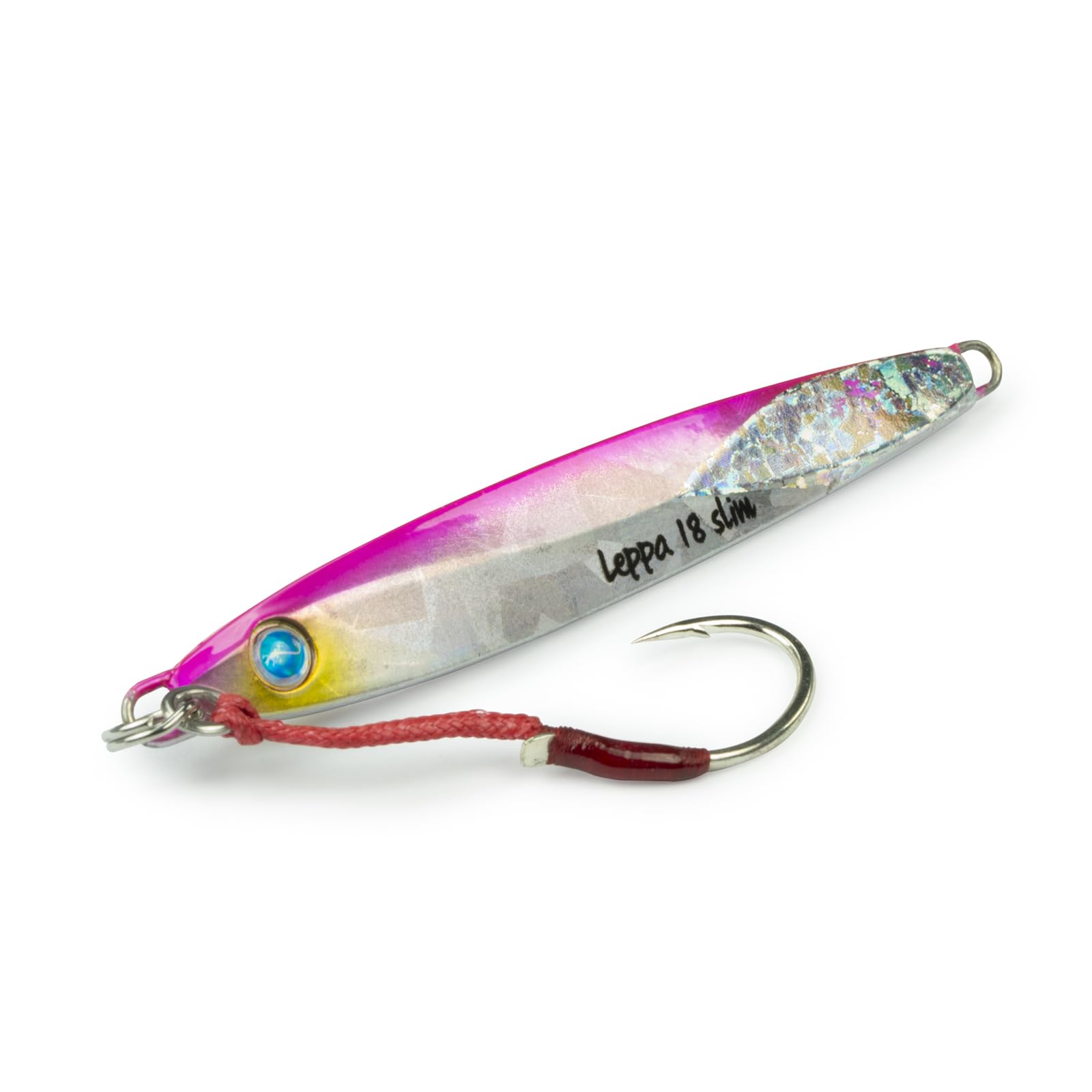 Seaspin Leppa 18 Slim – Esca Artificiale per la Pesca a Spinning, Casting Metal Jig 68 mm 18 g – Baricentro Basso Long Cast, Scatti Laterali in Jerk – Assist e Amo BKK #2 – Predatori Costieri