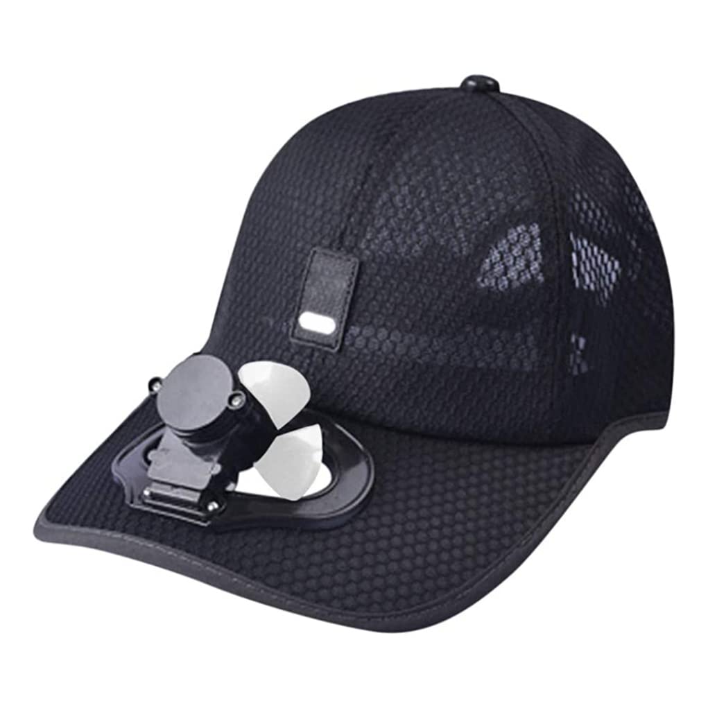 EaarliyamEaarliyam USB Charging with Fan Baseball Hat Breathable Mesh Hat Sun Hat with Fan Hat Trend, Sun hat