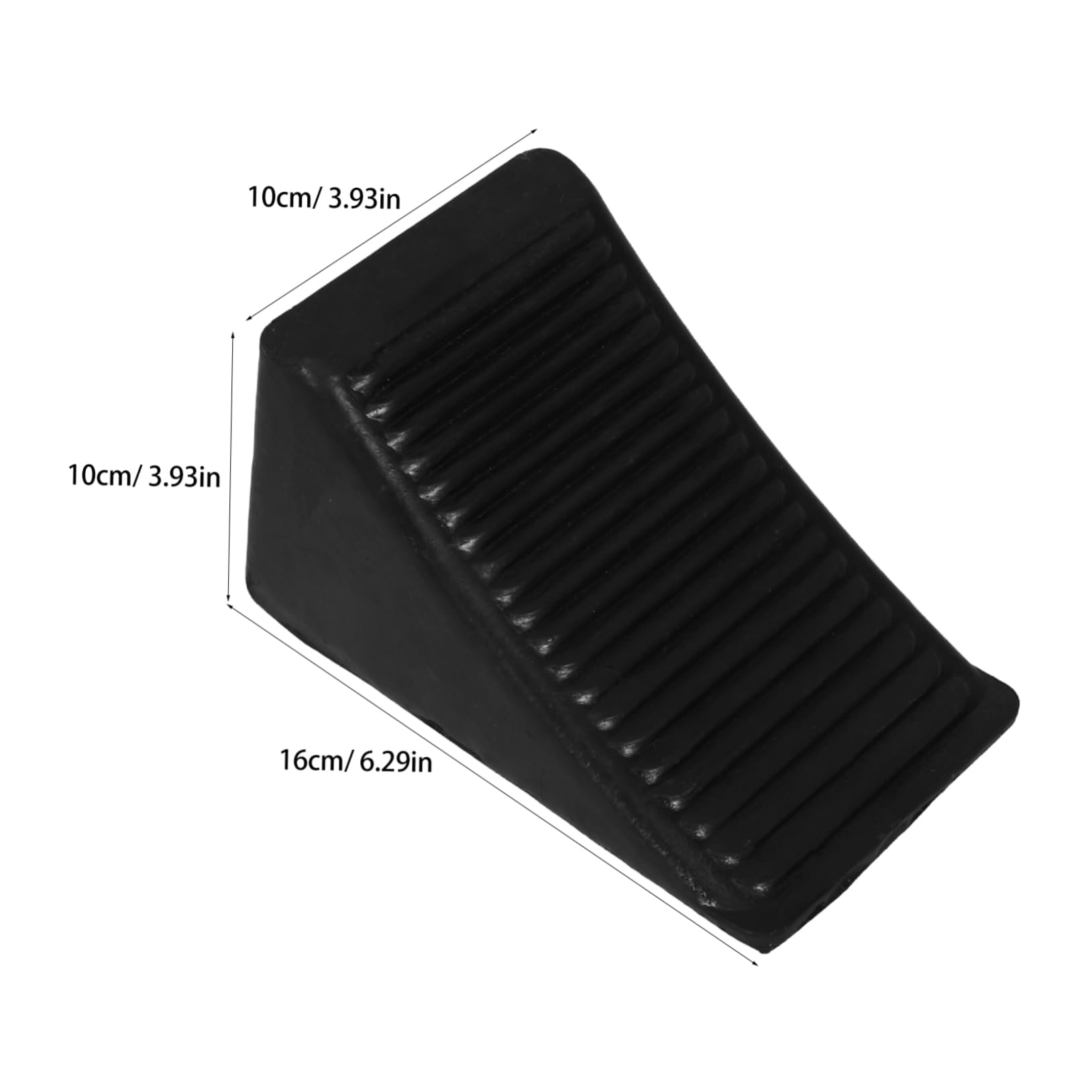 Ipetboom 2 Calzos para Ruedas De Coche Tope De Bloque con Aro para Neumáticos - Calzos De Goma Y Plástico para Garajes Autocaravanas Y Aparcamientos Al Aire Libre -