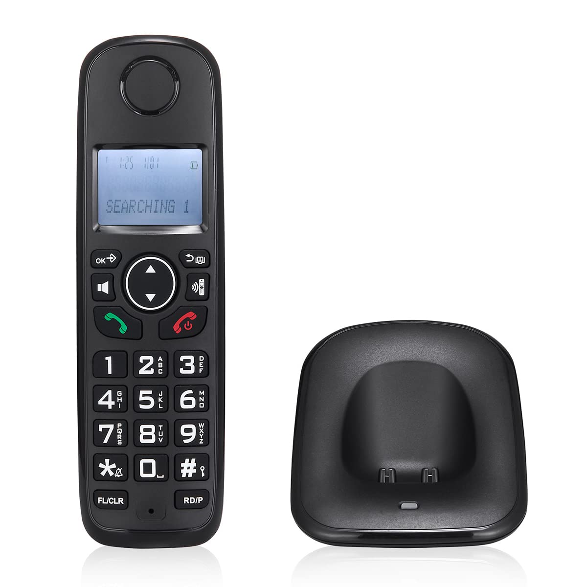 WZSON Handset Cordless Phone, Cordless Home Telephone, Hand-Held Digital Cordless Telephone for Business, Office and Family