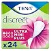 TENA, Discreet Incontinence Pads Ultra Mini Plus, blanco, paquete de 24, 1 unidad