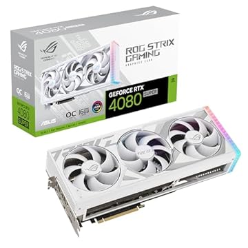 Placa de Video ASUS Geforce RTX 4080 Super ROG STRIX White OC Edition 16GB GDDR6X 256BITS -ROG-STRI