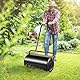 VEVOR Rasenwalze 695x320x1130mm Handwalze Eisen und Q235 Gartenwalze 46L Ackerwalze mit einem Wassereinlass Rasenroller Walze mit U-förmigen Griff Ideal für Gärten Bauernhöfe große Grünflächenparks