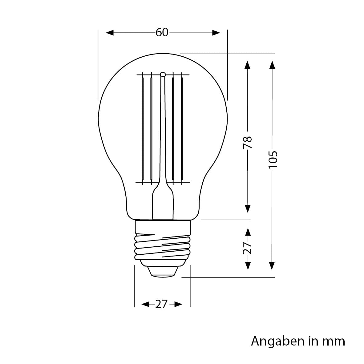 ledscom.de 10x bombillas LED E27, A60, blanco cálido - blanco frío (2700-6700 K), 7 W, 1005lm, Smart Home, WLAN, Alexa