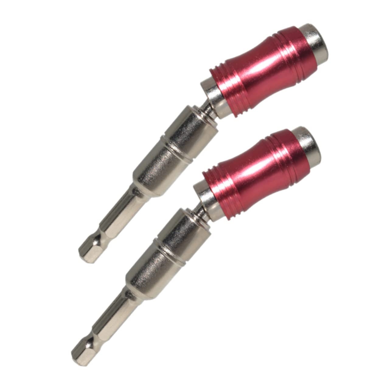 Hemobllo 6stücke Magnetischer Bithalter Mit Flexibler Verlängerung Sechskantschaft Drehbarer Bohrer Für Enge Räume Gerader Oder Schwenkbarer Position Für Akkuschrauber Und