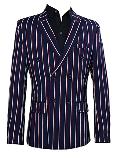 Blazer décontracté homme costume croisé anti-pli pour bal