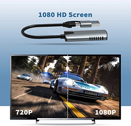 Image of Electro WOLFUSB 3.0 /Type C Video Capture Card 1080P 60fps 4K HDMI-Compatible Video Box for Mackbook PS4 Game Camera Recorder PC Laptop