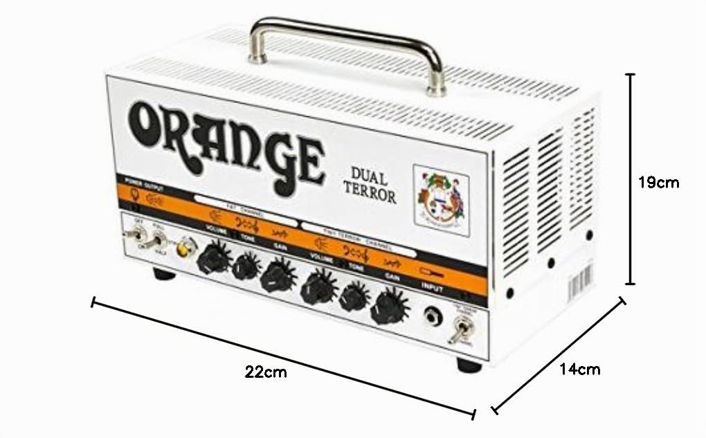 Orange Dual Terror Guitar Tube Amplif ier Head - Amplificatore a tubo per chitarre elettriche