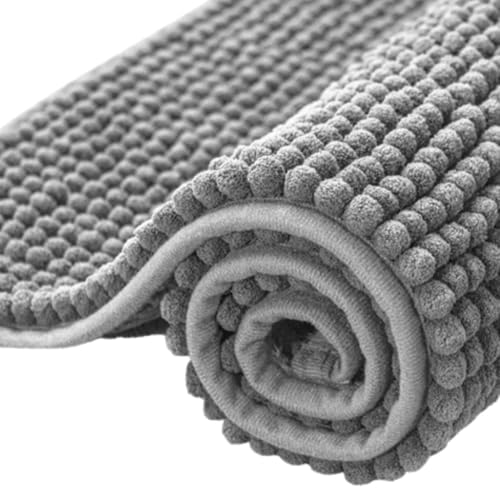 Tapete de Banheiro Microfibra Macarrão de Bolinha - Antiderrapant...