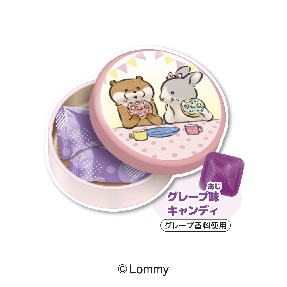 かわいい嘘のかわうそ　プチ缶5種 Amazon | ハート(Heart) 可愛い嘘のカワウソプチキャン キャンディー