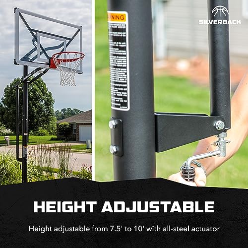 Silverback B8402W Nxt 54 Inch In-Ground Basketball Hoop thumb #5