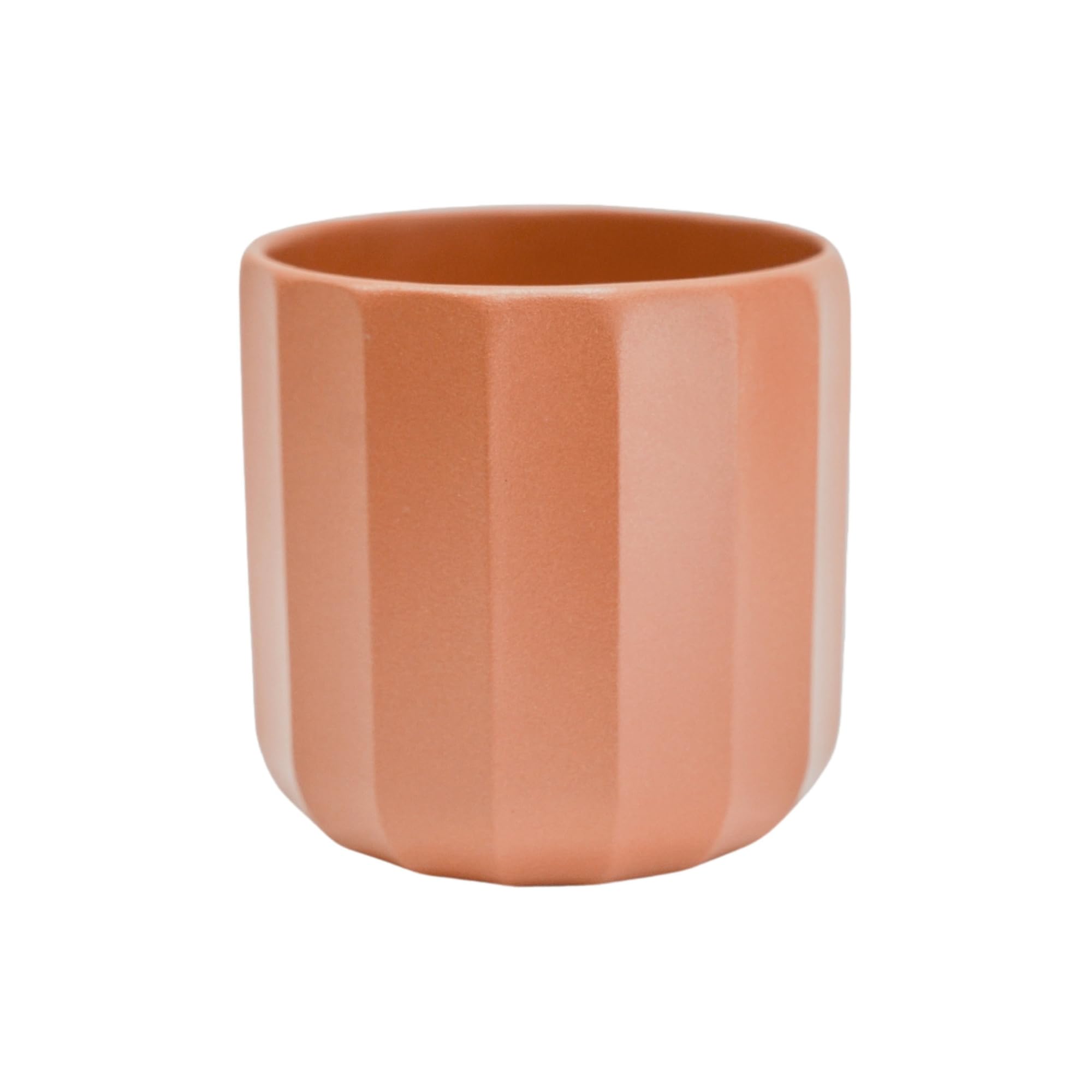 Ivyline Burnt Orange Positano Geo Planter, M