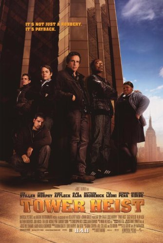 Tower Heist Movie Poster Double Sided Original 27x40