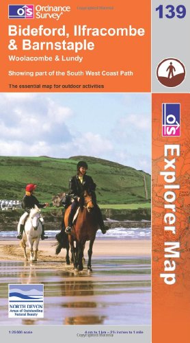 OS Explorer map 139 : Bideford, Ilfracombe & Barnstaple