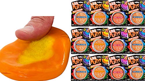 JA-RU Lab Putty Color Changing Putty for Kids (12 Pack Assorted) Heat Sensitive Sensory Fidget Toys | Magic Color Changing Toys | Stress Relief Toy | Bulk Party Favors. 9576-12p