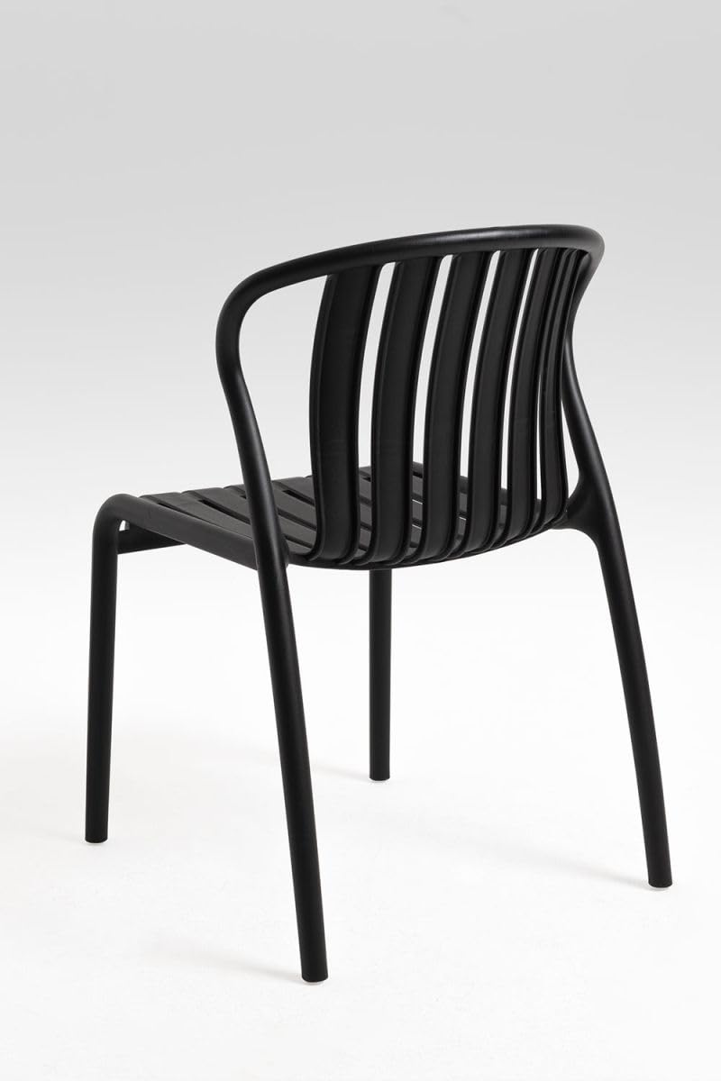 Regalos Miguel - Packs Sillas Jardín - Pack 4 Sillas Vacky - Negro