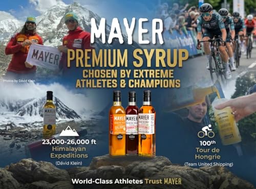 Image of Mayer Botanical Tonic Syrup ( Cordial ), Award-Winning, Real Quinine & Natural Botanicals, Vegan, Gluten Free, Perfect for Gin & Tonic, Cocktails, Sparkling Water - No Preservatives, Authentic Bitter Tonic Flavor ( 1 Pack )