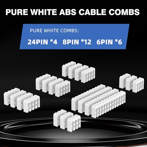 Kit d'extension de câble d'alimentation tressé 16 AWG premium pour PC - 2
