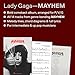 Lady Gaga: MAYHEM - Piano/Vocal/Guitar | Sheet Music Book for Musicians and Fans | Pop Rock Songbook from the 2024 Album | Music Book Featuring 14 Tracks Including Die With a Smile and Abracadabra