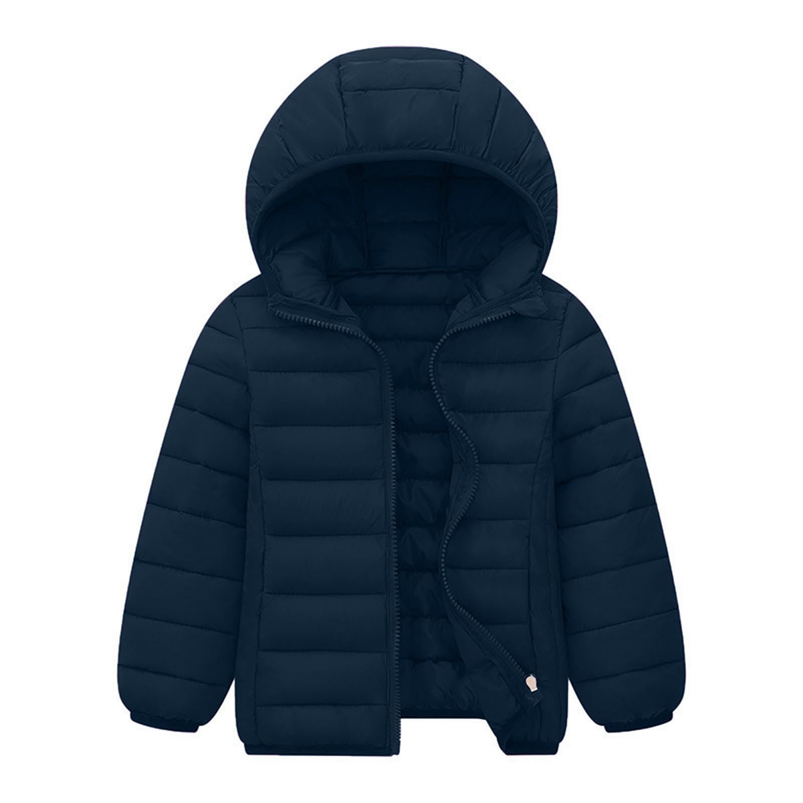 HAOLEI Abrigo Niño Niña Chaqueta Acolchada de Invierno para Niños Abrigos Acolchado con Capucha Traje de Nieve Cálido y Ligera para Niñas Ropa de Abrigo a Prueba de Viento Adolescente 4-12 Años