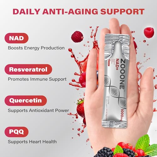 zooone- nad supplement 30pcs premium nicotinamide riboside amp resveratrol dna repair amp healthy aging advanced nad supplement for men amp women boosts cellular energy