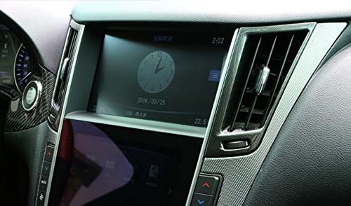 Eppar® New Decorative Center Air Duct Covers for Infiniti Q50 2013-2016 (Silver)