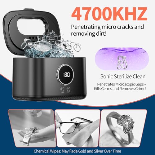 Ultrasonic Cleaner for Jewelry and Glasses