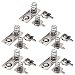 Auniwaig 5pcs AA Battery Spring Contact Plate Battery Negative to Positive Battery Spring Plate Replacement for Remote Control Battery Charger