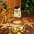 2 Pack Solar Lanterns Outdoor Waterproof Birthday Gifts for Women Mom Grandma, Hollowed-Out Metal Hummingbird Hanging Solar Lantern Lights Outdoor Decor, 2 Modes Lights Decor for Yard, Patio