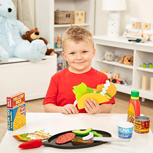 Melissa & Doug Fill & Fold Taco & Tortilla Set, 19370, mehrfarbig – Bild 3