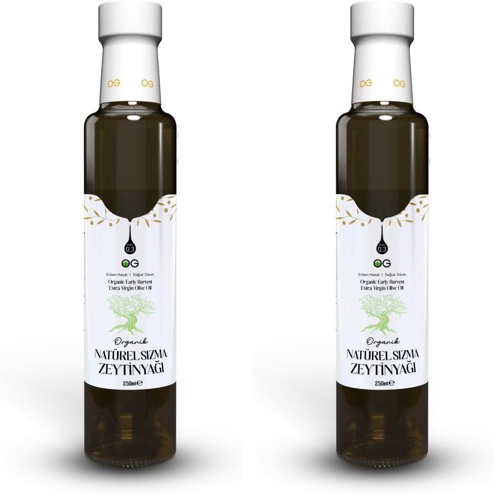 OG Organik Zeytinyağı 250 ml (Bebeklere uygun) (2 paketi)
