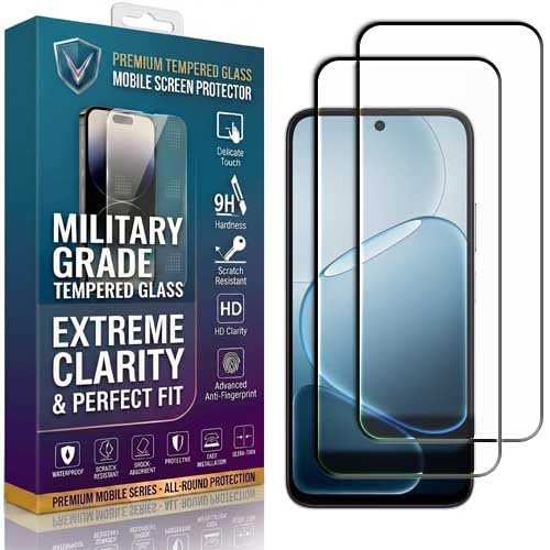 Image of PremiumTempered Glass for OPPO K14x 5G Screen Protector,9H Hardness,HD Clarity,Scratch-Resistant & Case-Friendly (Pack-2)