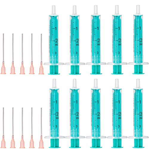 Medi-Inn Spritzen-Set 100 Stück Steril – 10 Ml Mit Kanüle, Luer-Ansatz, Latexfrei, Einzeln Verpackt