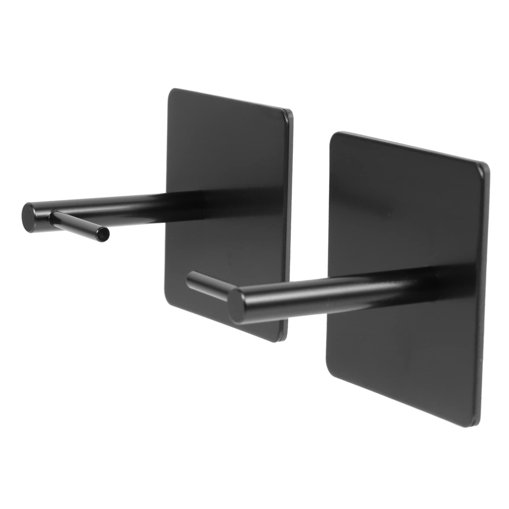 PRETYZOOM Porta Carta Nero in Acciaio Inossidabile Magnetico Igienica Design Salvaspazio Semplice e Moderno, per Bagno e Soggiorno