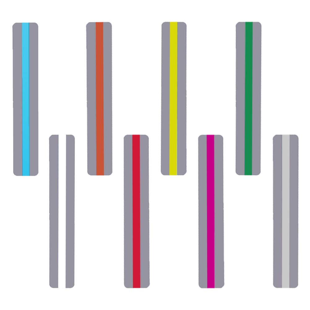Buy 8Pcs Guided Reading Highlight Strips Colored Reading Tracking