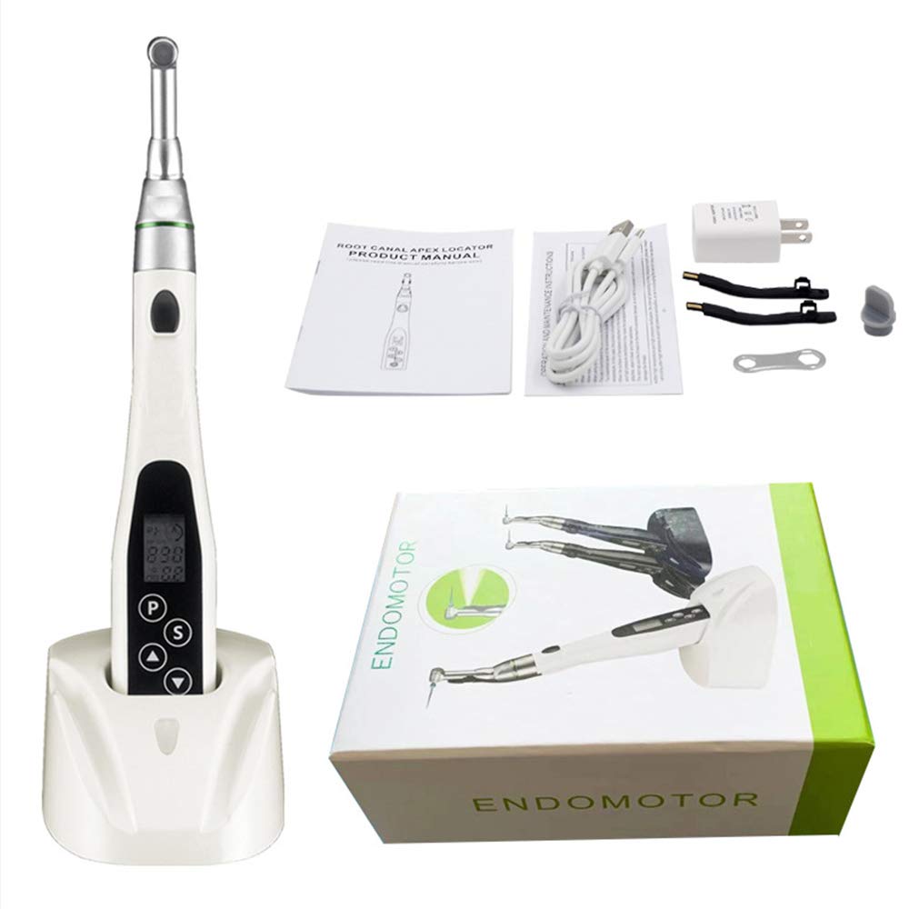 Motor para endodoncia Dental y localizador de ápices, minimotor inalámbrico para odontología, Dos en uno, Sistema de reciprocidad, Carga sin Contacto