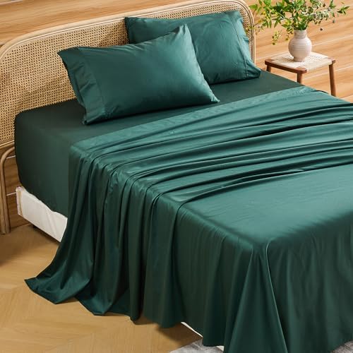 Image of Bedlifes 1000TC Egyptian Cotton Cal King Sheets, 18-24 inch Extra Deep Pocket