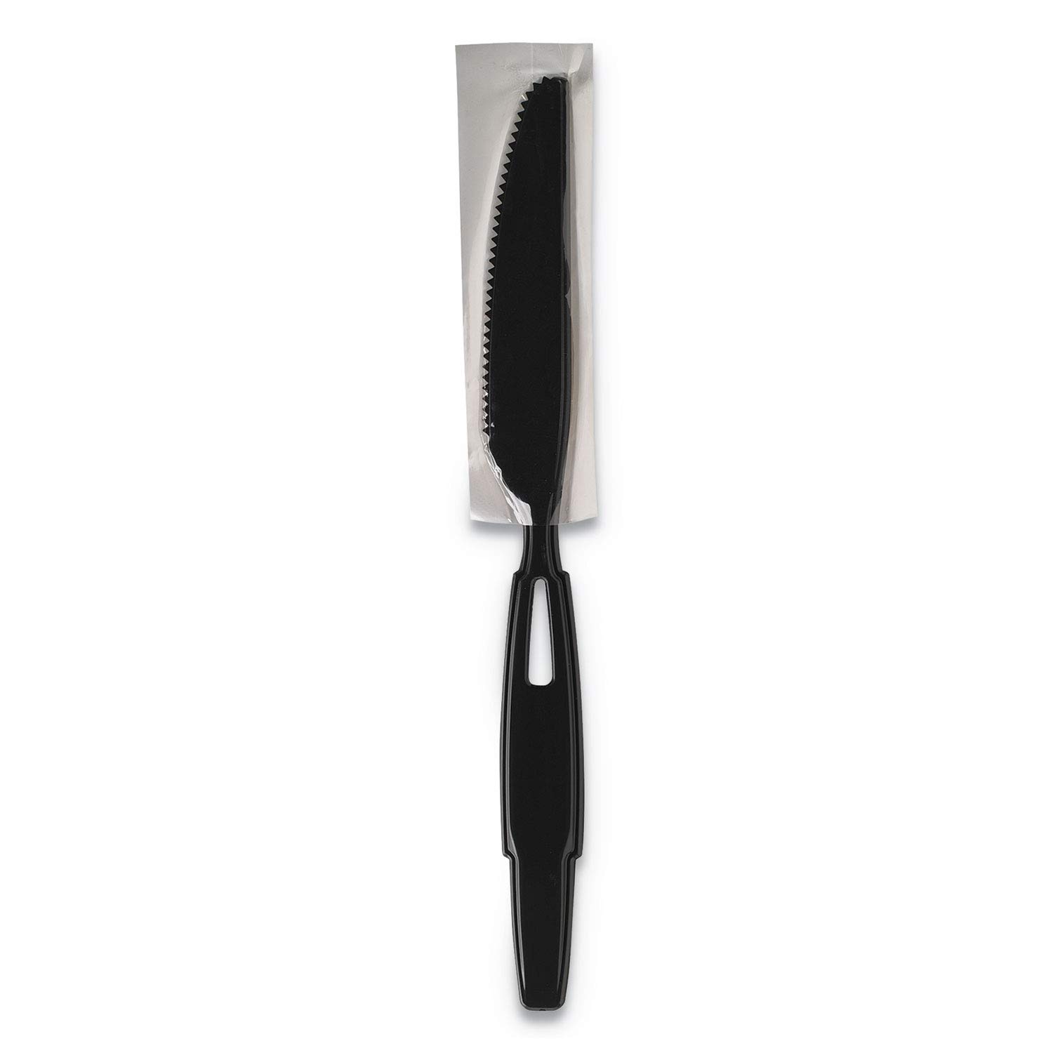 DixieSSWPK5 SmartStock Wrapped Heavy-Weight Cutlery Refill, Knife, Black, 960/CT