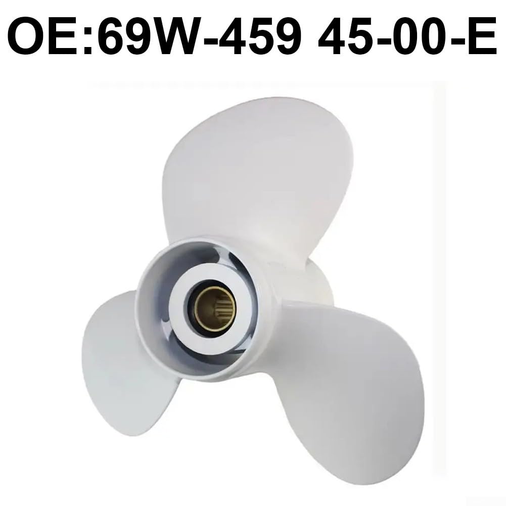 Elica fuoribordo 11 1/8x13 pollici in acciaio inox 13 denti design per 40-60HP barca motori
