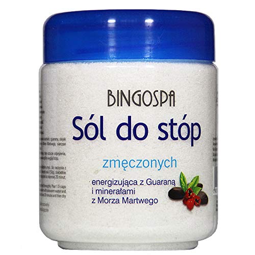 Foot Salt for Tired Feet with Guaran and Dead Sea Minerals by BINGOSPA