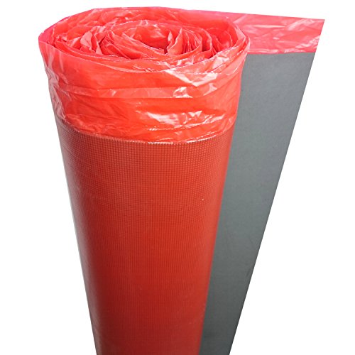 Laminat Trittschalldämmung uficell® Multisound Aquastop 2 mm Stark mit PE Folie/Dampfsperre - TOP bei Fußbodenheizung - 15 m² Rolle (Stärke: 2 mm, 1 Rolle | 15 m² Rolle)