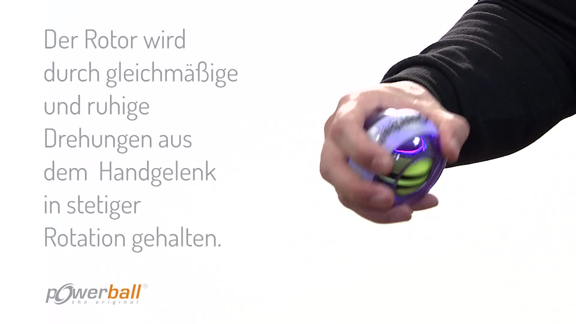 Powerball Autostart Multilight, Gyroscopic Hand Trainer with Blue and