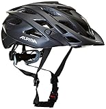 ALPINA Unisex - Erwachsene, D-ALTO L.E. Fahrradhelm, black matt, 52-57 cm